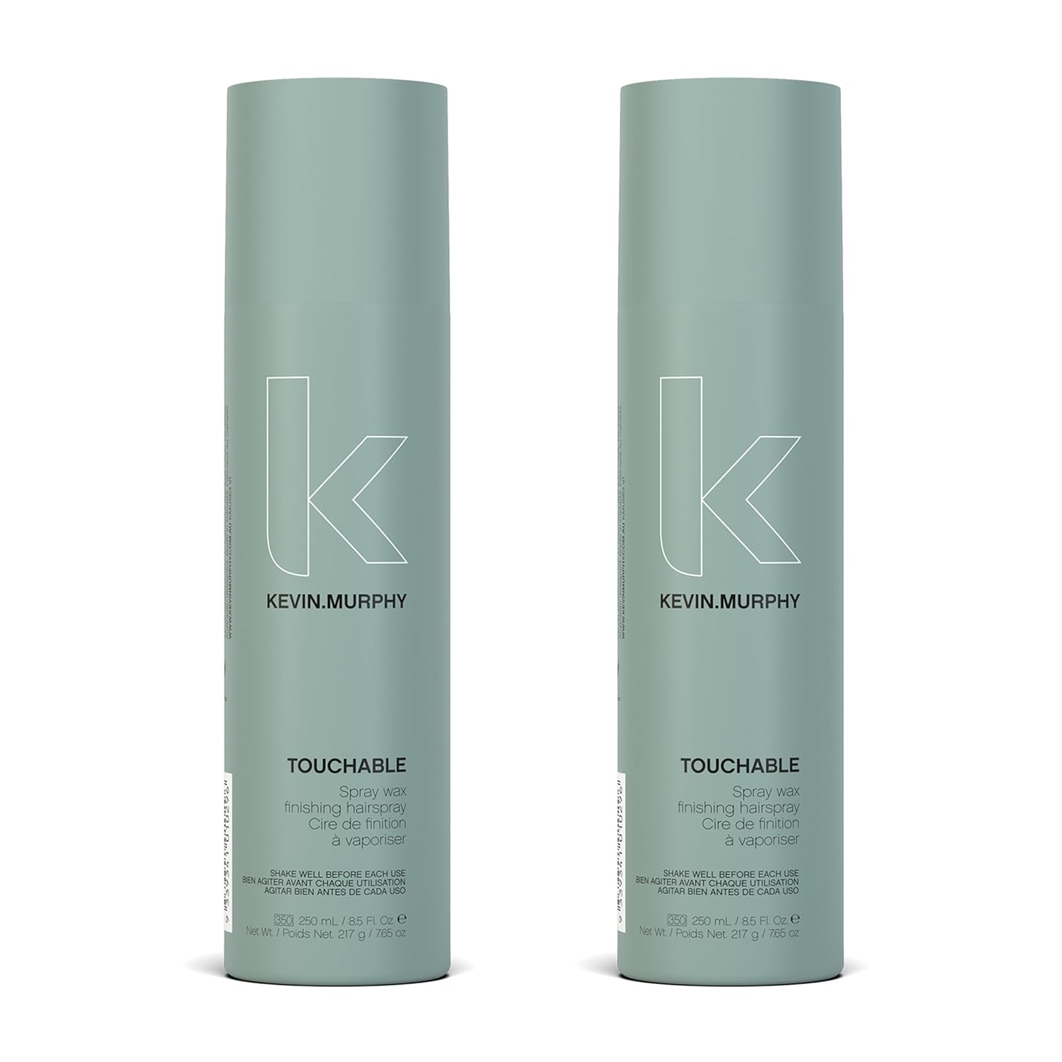 KEVIN.MURPHY TOUCHABLE - Spray Wax Finishing Hair Spray - For All Hair Types - Hair Styling for Texture & Hold - Long Lasting - With Milk Thistle & Carrot Seed Oil - 250 mL / 8.4 fl oz