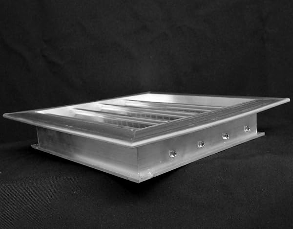 HVAC Premium 10"W x 8"H Aluminum Exterior Gable Louver Vent for Walls & Crawlspace - Weather-Resistant Air Grille with Screen Mesh - [Outer Dimensions 11.75"W x 9.75"H] - 4