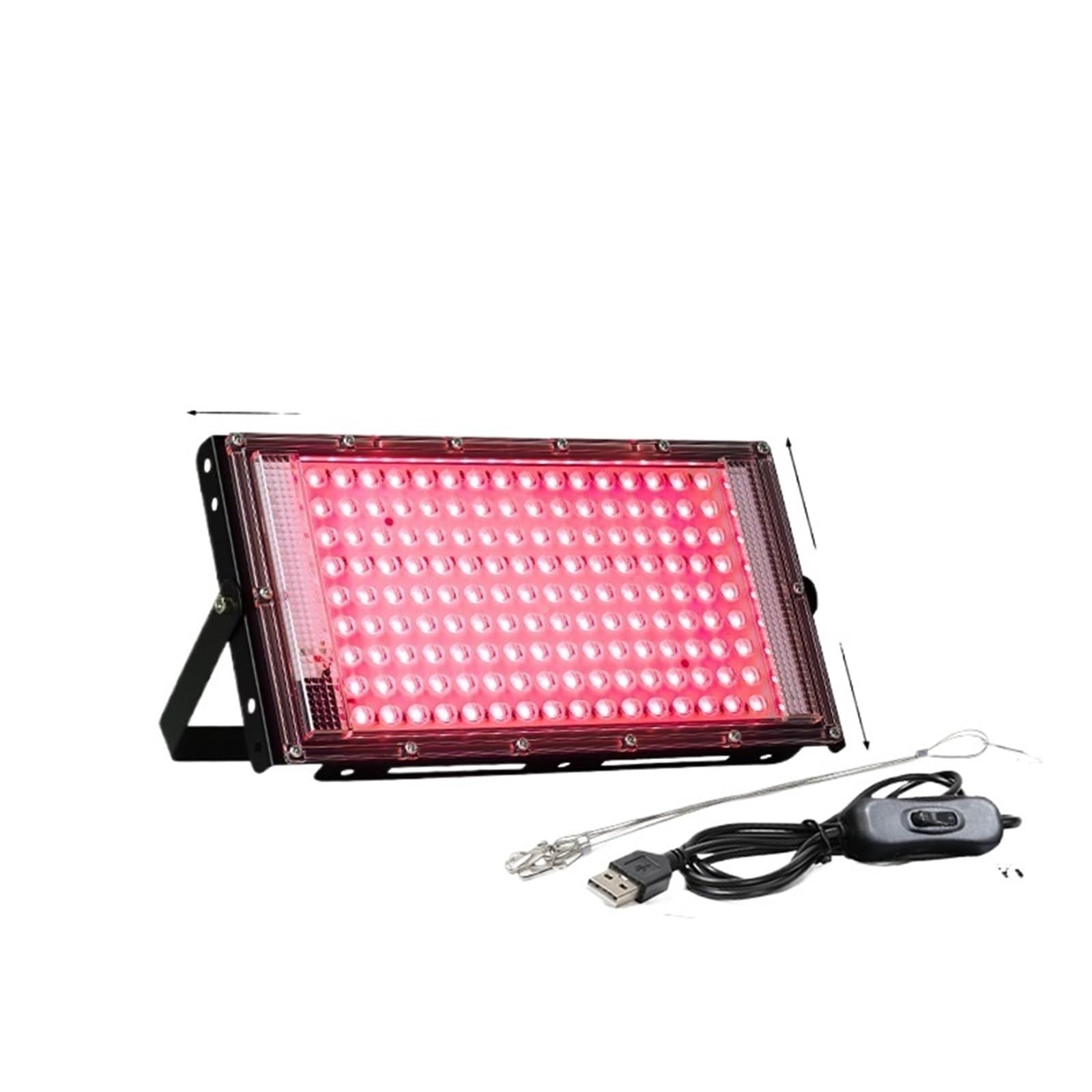 LJLJCQCNS Led Flood Light 50W 100W 150W 220V Floodlight Waterproof Path Light(150w USB with Wire)