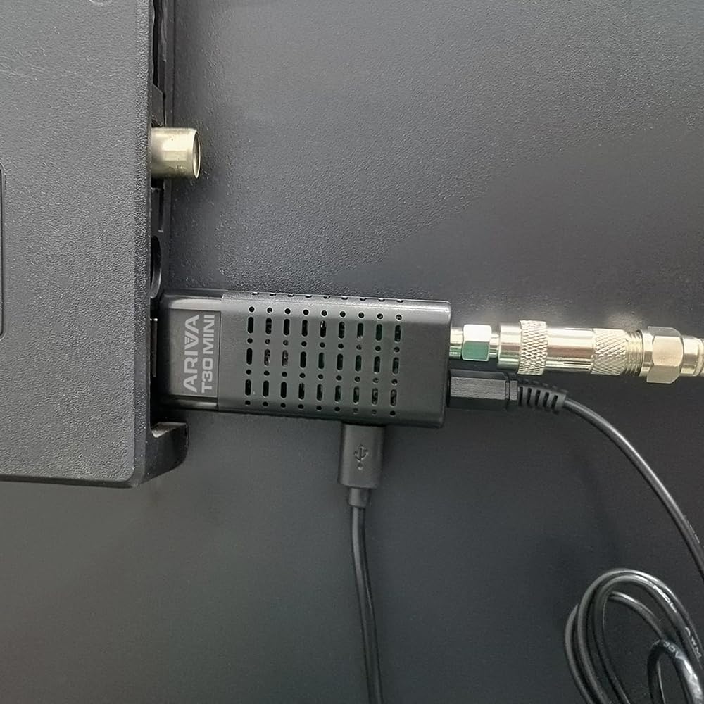 Ariva T30 MINI Dekoder telewizji naziemnej DVB-T2 H.265 HEVC Wi-Fi Teletext Timeshift