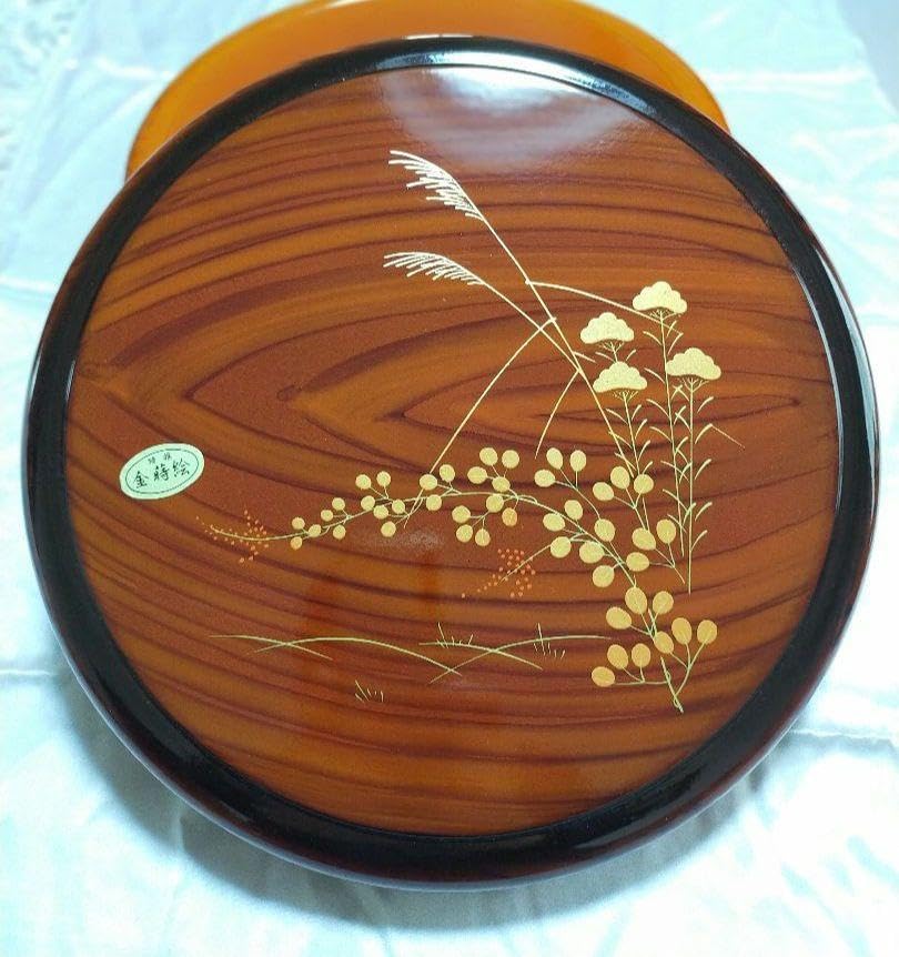 蔵出しレトロ 美術品 特選金蒔絵 茶櫃 お櫃