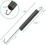 2Pcs 154430501 Dishwasher Door Spring Compatible with Frigidaire,Kenmore, Crosley,Gibson,Tappan Replaces AP3363442 1014399 154226001 154226002 154345901