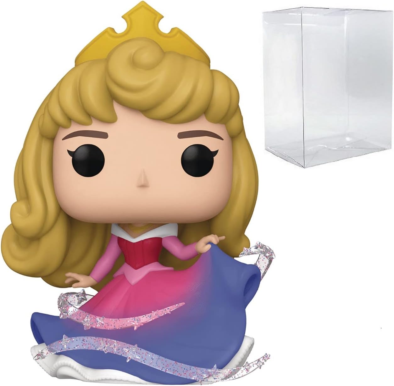 POP Disney: Disney 100 - Sleeping Beauty Aurora Funko Vinyl Figure (Bundled with Compatible Box Protector Case), Multicolor, 3.75 inches