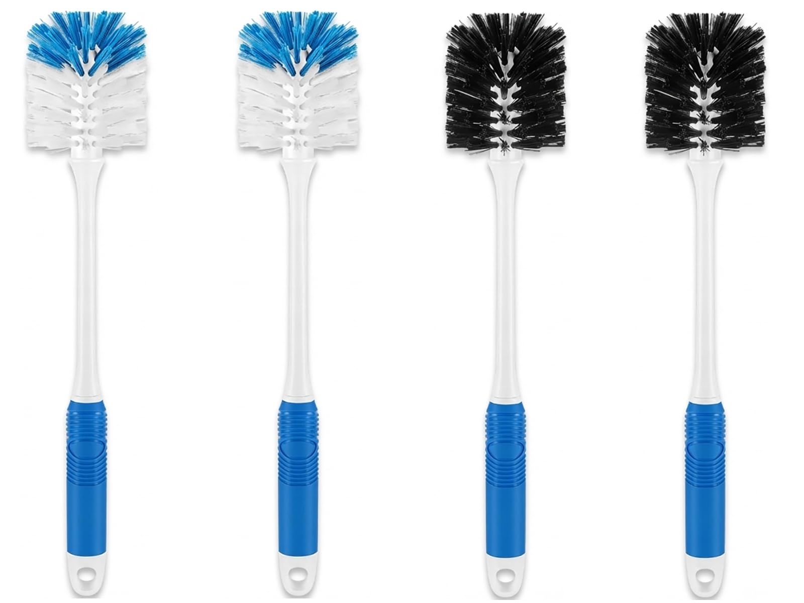 Brosses de nettoyage biberons double action pour laver les bouteilles profondes