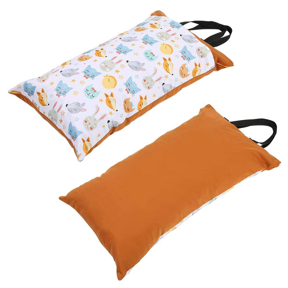 Ubersweet® Cloth Diaper Bag Diaper Storage Bag, Diaper Cloth Bag, Nappy Laundry Storage Bag for Travel Daily Storage for Hiking(EF160) ||-image-31