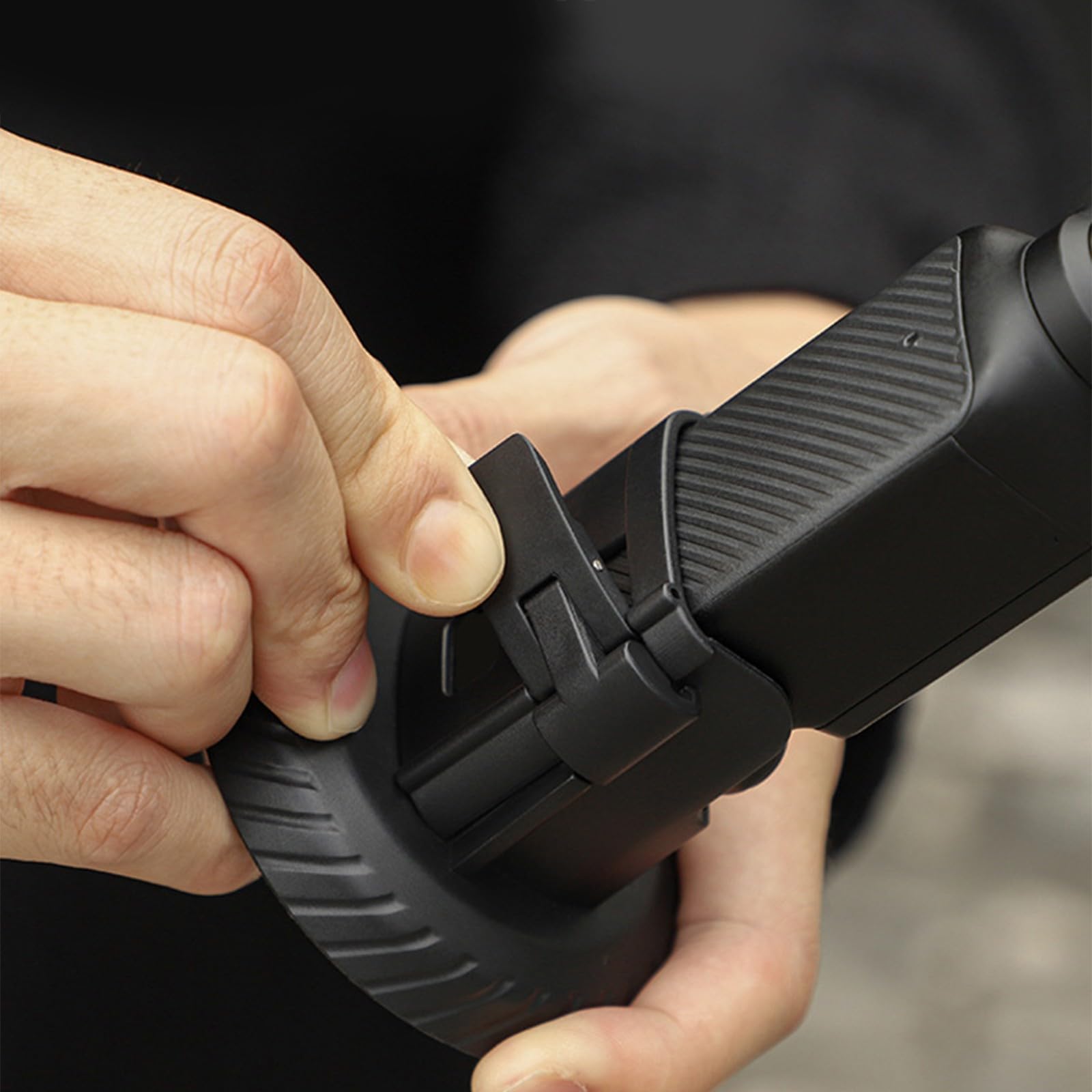 ZHIZHOUNEY Desktop Stand Holder for Pocket 3 Mount with Quick Release Lock and Easy Placement Nonslip