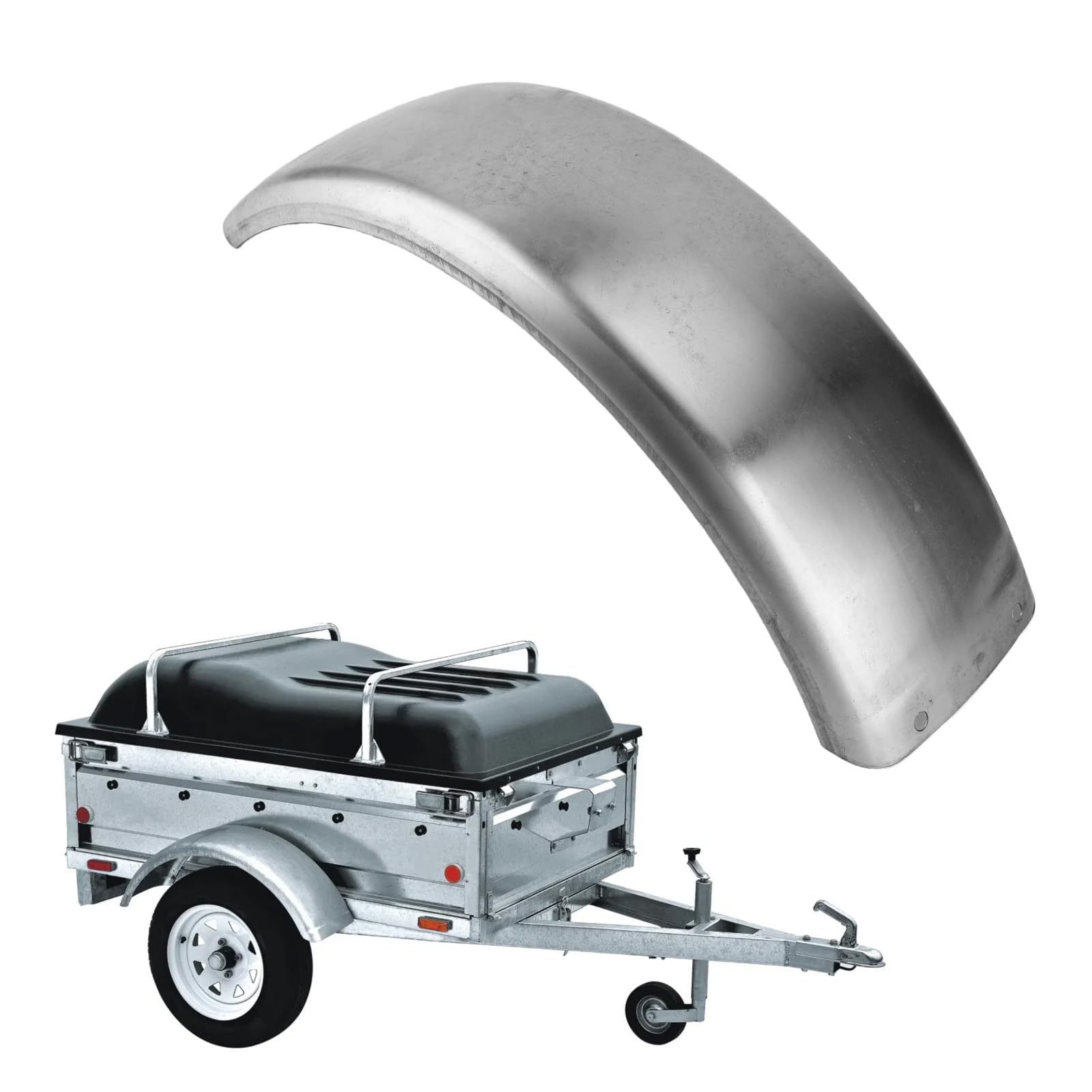 Żelazny Błotnik Przyczepy 600x180mm Heavy Duty do kół 12-13 Cali