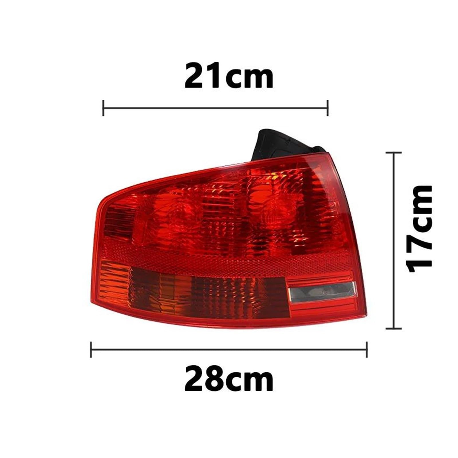 Luces Antiniebla Traseras Para A4 B7 Sedan 2006-2008 Luz Trasera Lámpara Señal Advertencia Freno Coche Exterior Sin Bombilla Kit De Luces Traseras(Izquierda)