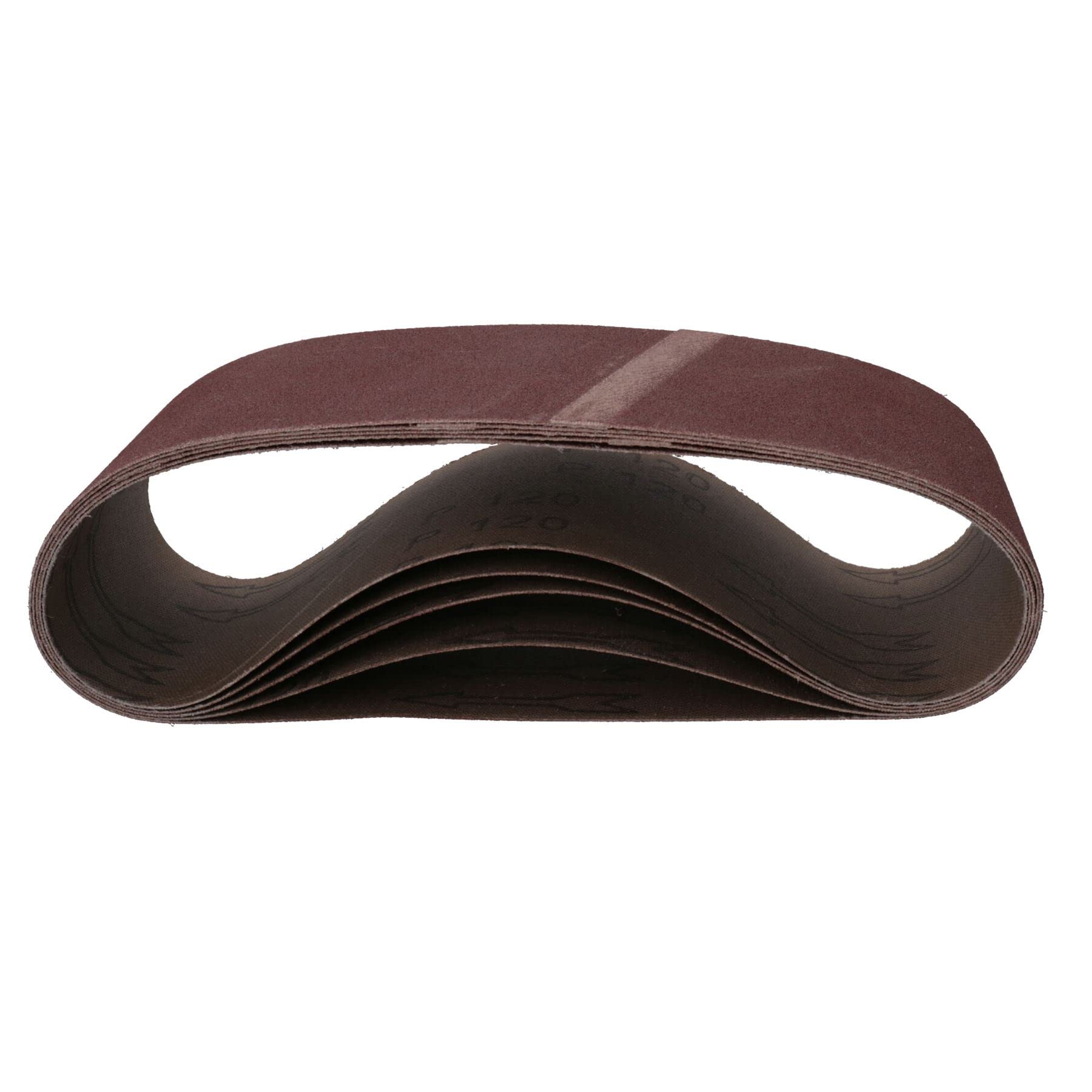 Schleifband, 75 mm x 457 mm, Körnung 120, fein, 50 Stück