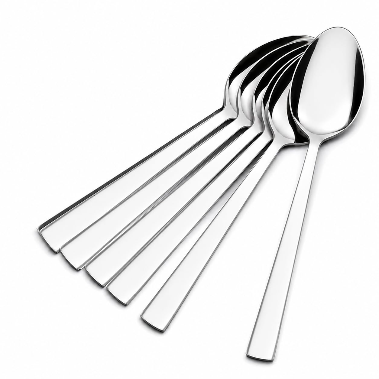 Pappa Pappa Premium Baby Feeding Spoon Set of 6 Food Grade Steel, Self Feeding Utensil for Kids Toddler Spoons-image-11