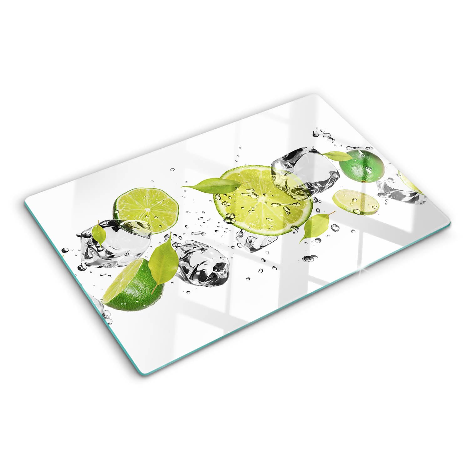 Protection plaque induction 80x52cm et tapis de découpe en verre robuste