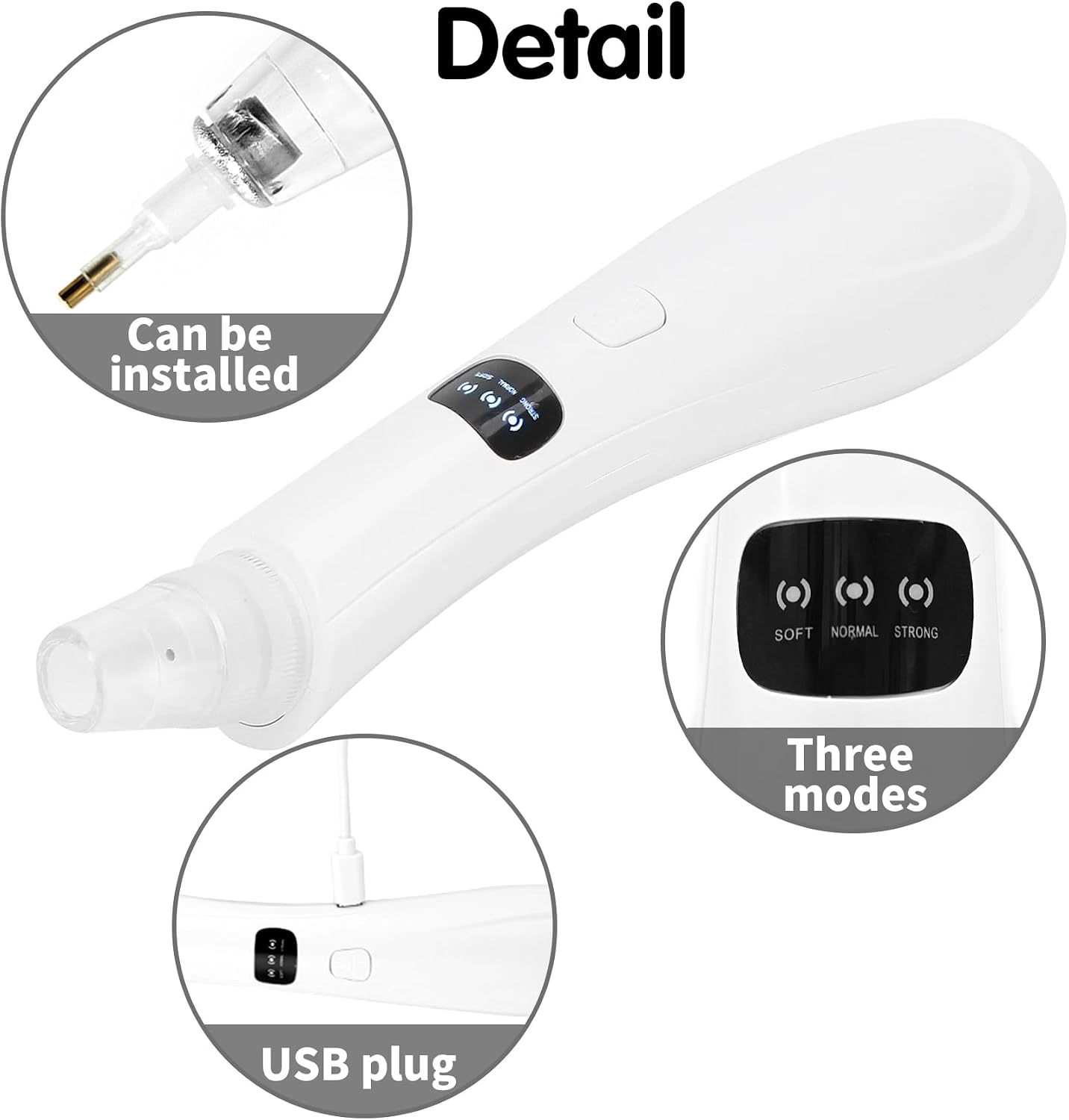 Reofrey Electric Diamond Painting Pens with Vacuum Pump - 3 Adjustable Suction Mode & Rechargeable - 4pcs Diamond Art Locator Accessories & 2 Replacement Tips - Faster DIY Art Pickup Tool Kit