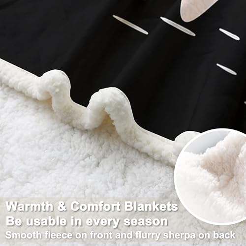 Miniatura 10 de Sleepwish Mantas y mantas para niños, manta Sherpa de dinosaurio, diseño de tiranosaurio, forro polar, reversible, manta de felpa colorida y suave