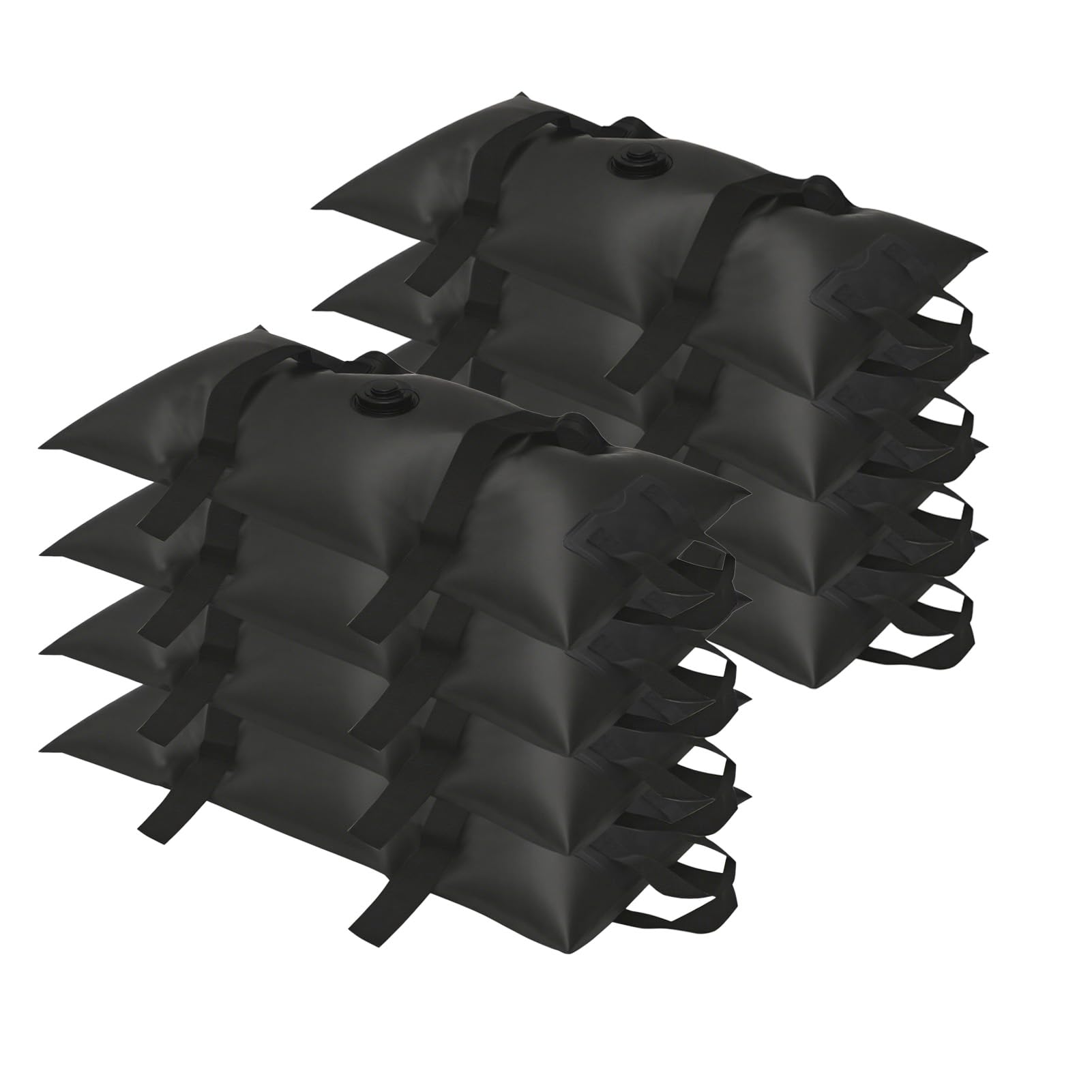 Photo 1 of ILLUMINEW Water Weights for Umbrella Base, 8 Pack, Black