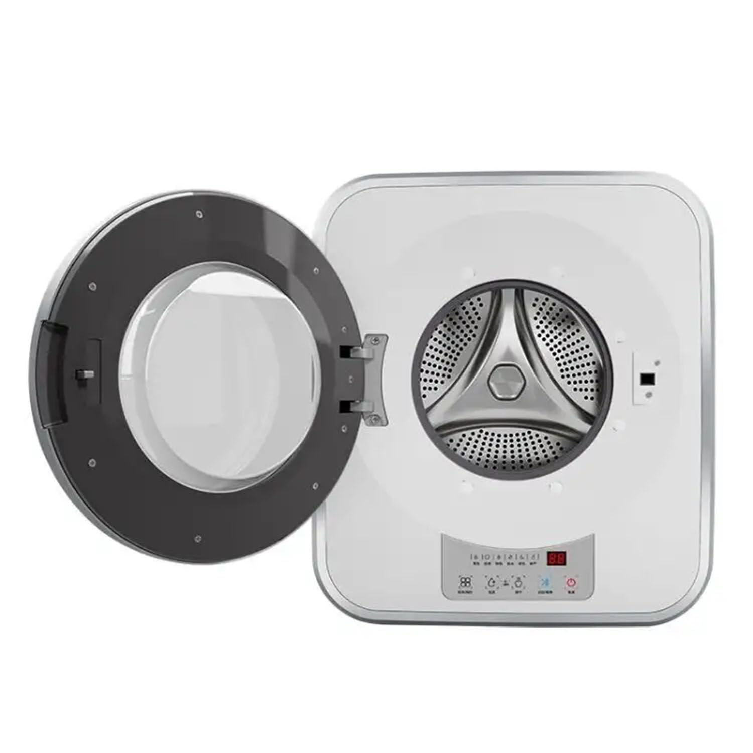Mini Machine à Laver, Machine à Laver Murale Automatique et Sèche-Linge, Petit Lave-Linge Domestique Compact Portable de 3 Kg, pour la Salle de Bain, la Cuisine