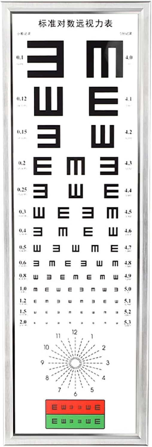Amazon.com: Vdniduir LED Eye Chart Light Box, Eye Chart Light Box with ...