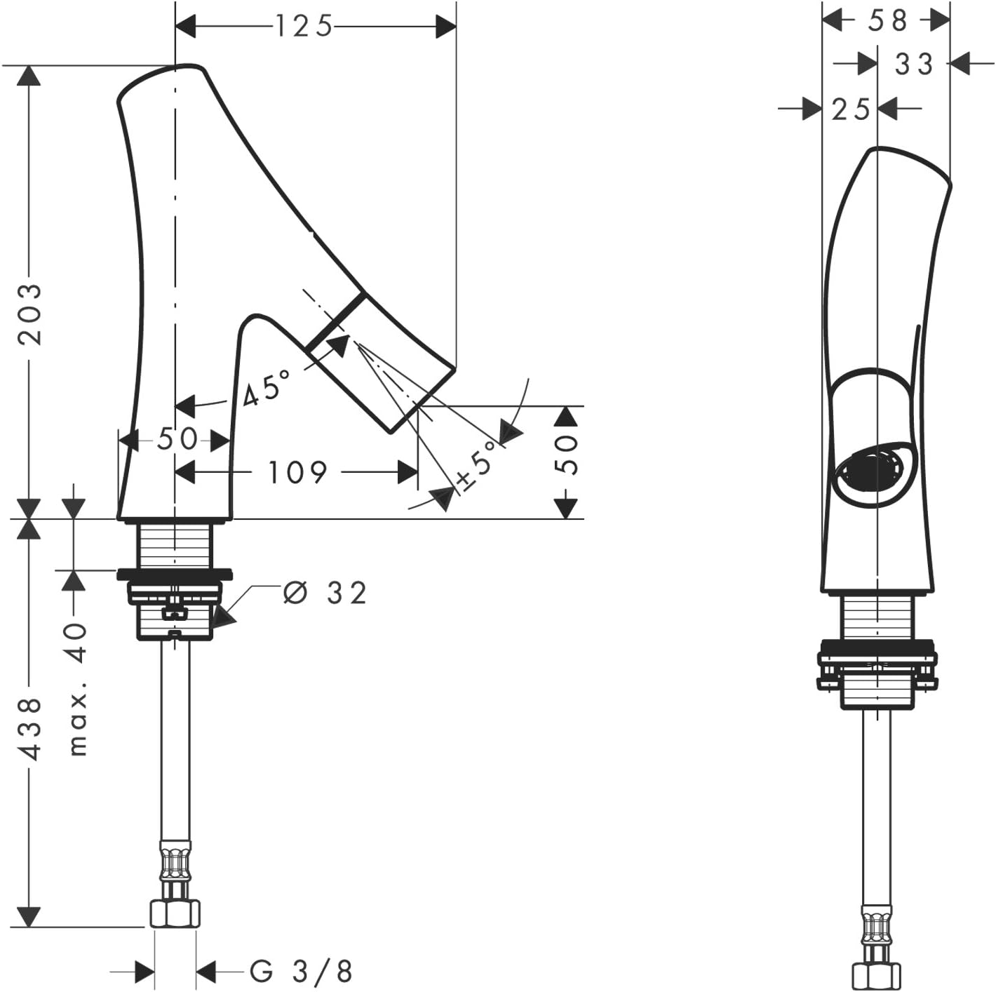 Flаѕh Dеаlѕ - 50% оƒƒ Hansgrohe STARCK Organic Pillar Tap without Drainage Fittings Chrome 12110000 🛒 Flаѕh Sаlе Hansgrohe STARCK Organic Pillar Tap without Drainage Fittings Chrome 12110000