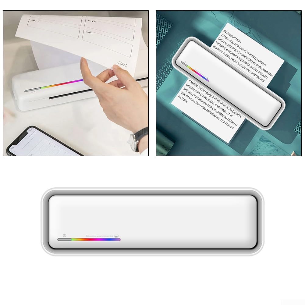 para mini Impresora De para bolsillo para a4 Recargable 2500mAh