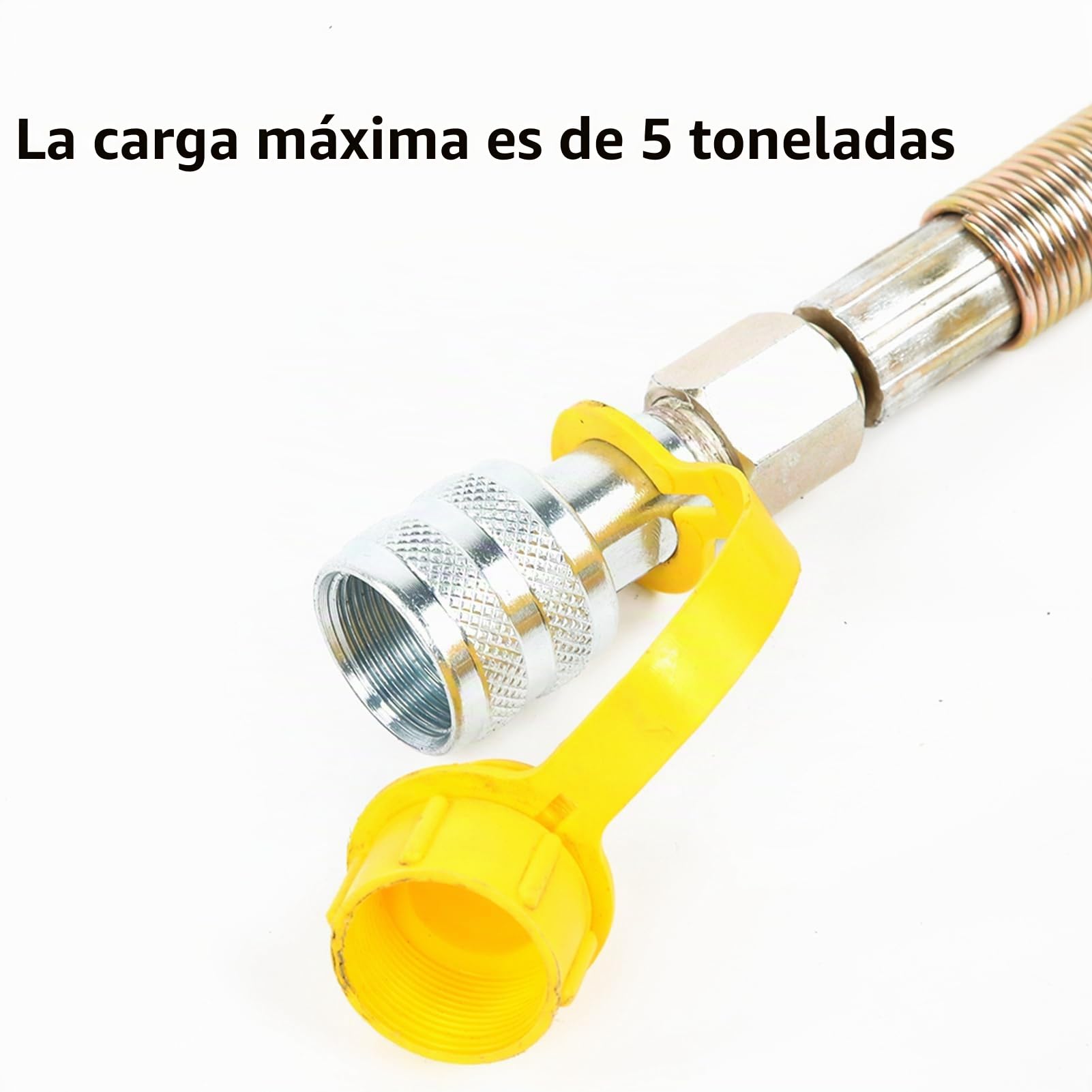 Oumefar Gato hidráulico 5T, Gato portátil Separado para Coche, Herramienta de elevación Dividida de Bomba hidráulica Manual cilíndrica para La Construcción de Maquinaria