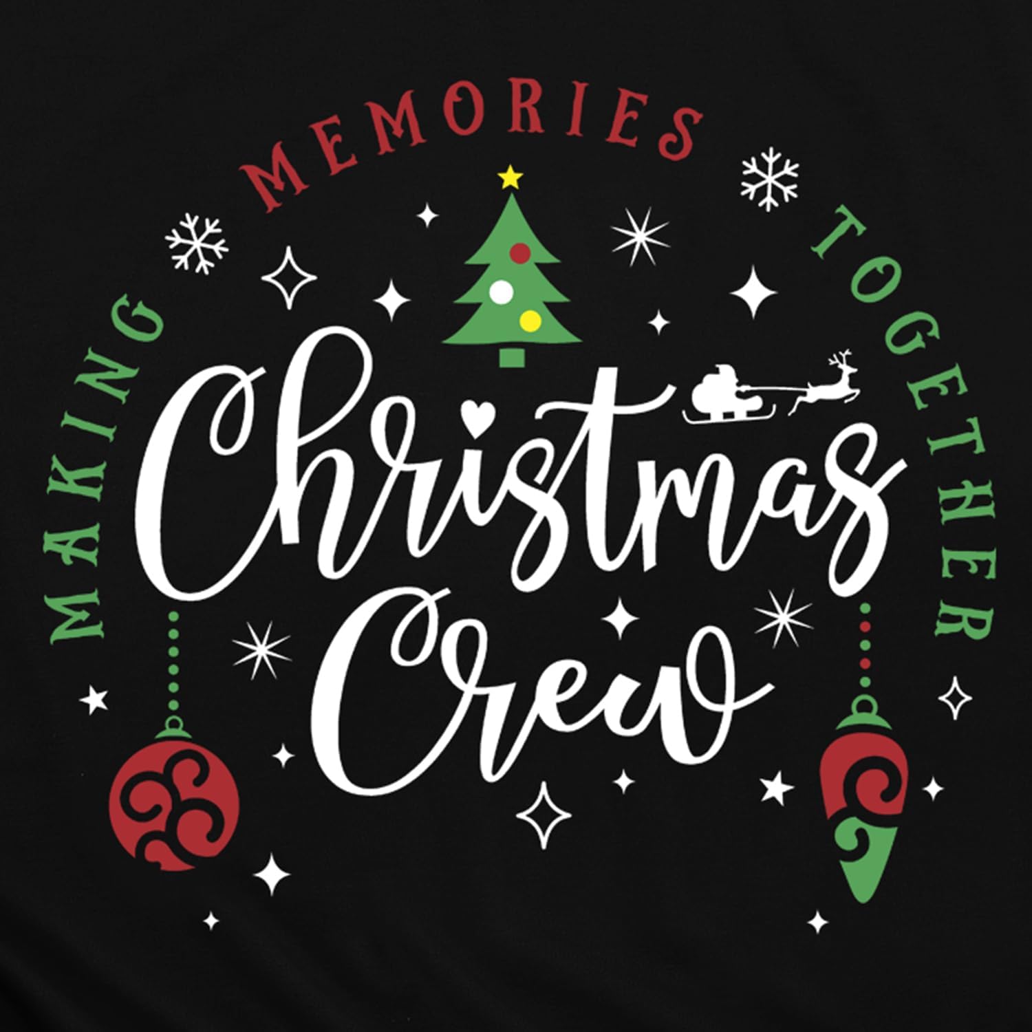 Christmas Crew Shirts for Women Merry Christmas T-Shirt Xma Holiday Crew Tee Tops - Image 5