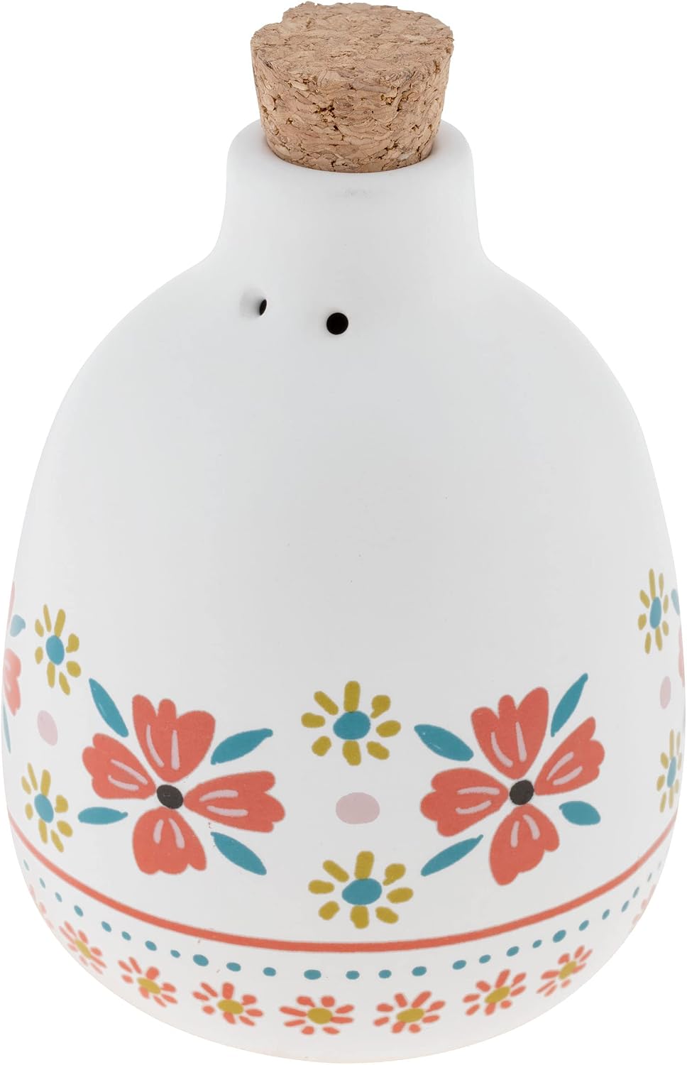 Karma AVA Salt and Pepper Shakers, Set of 2, RED/TURQ/PINK
