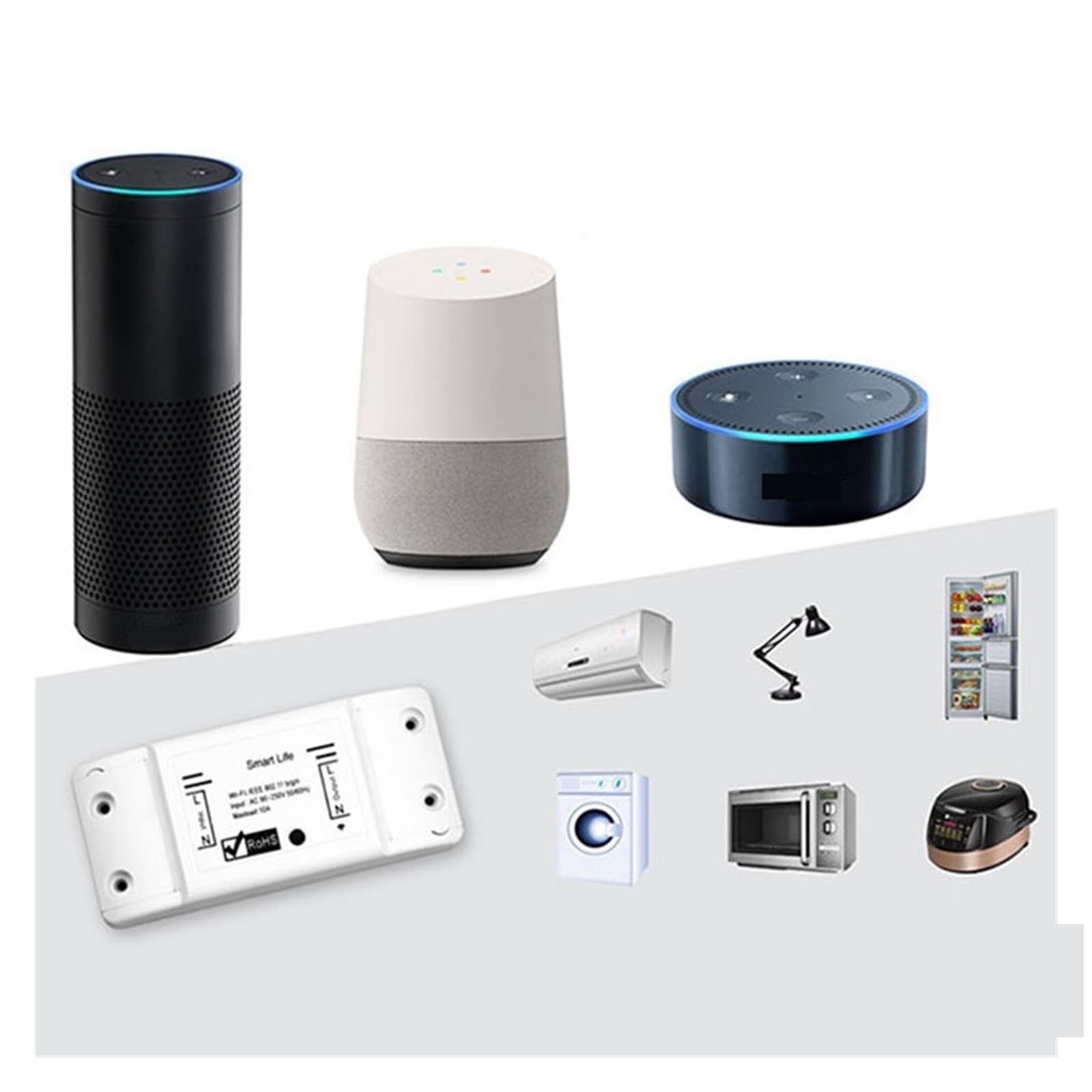 Tuya WiFi Válvula De Agua Inteligente Bola Eléctrica Motorizada 3 Vías Interruptor Sincronización Aplicación Smart Life ConservacióN Del Agua(3/4")