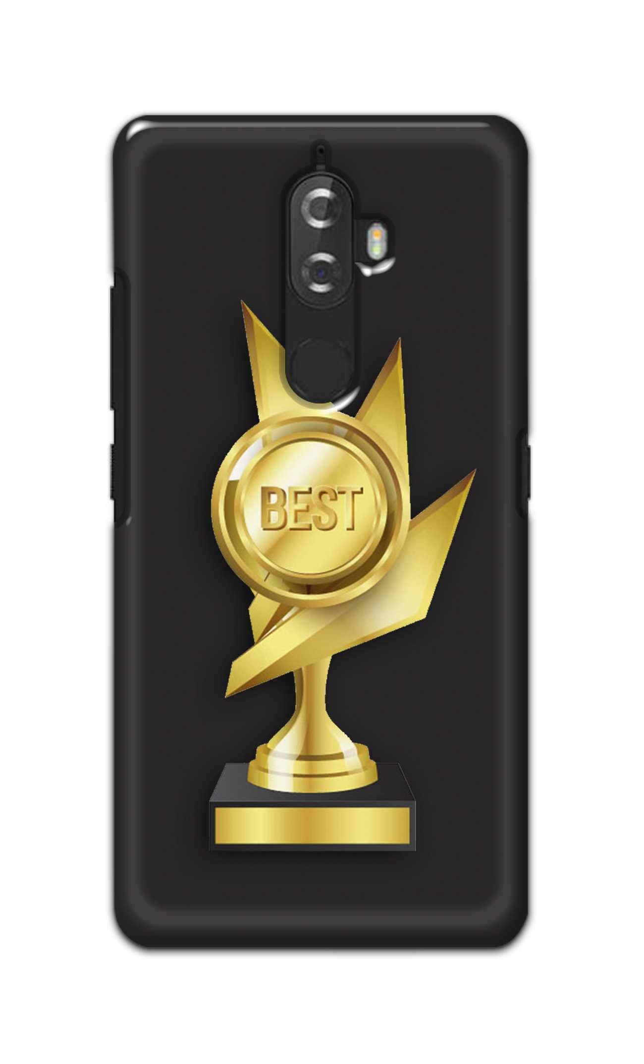 PRINTFIDAA Best Award Trophy Grey Background Designer Case for Lenovo K8 Plus Back Cover
