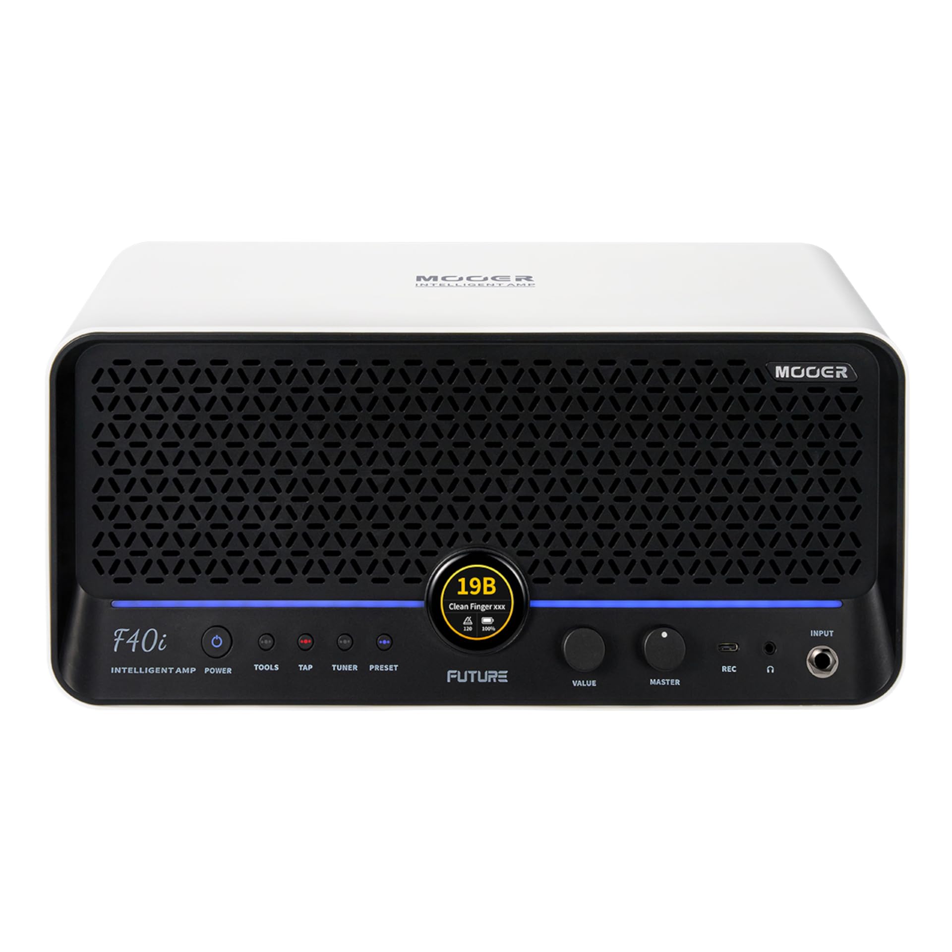Mooer F40i - Guitar Combo, 40 W, Color Blanco