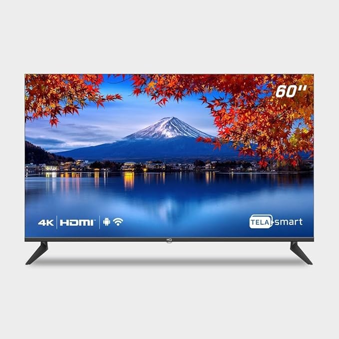 Smart TV LED 60" 4K HQ Conversor Digital Externo 3 HDMI 2 USB WI-FI ...
