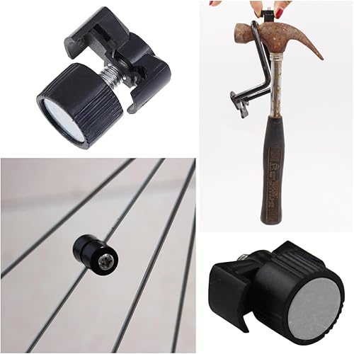 Miniatura 5 de Paquete de 2 imanes de radios para computadora de bicicleta, velocímetro universal, montaje en rueda, sensor de velocidad magnético fuerte, conteo