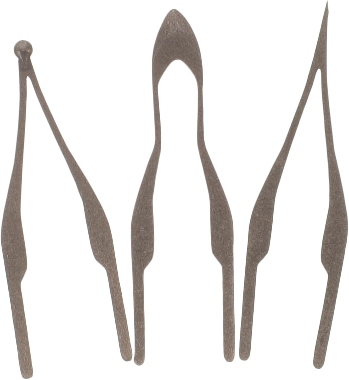 TEHAUX 6pcs Pyrography Tips Professional Wood Burning Nibs for Detailed Designs Includes Rounded and Tip for Crafts and Artistry