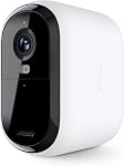 Arlo Essential Security Camera 2K | Outdoor - Indoor | 2nd Gen | Wireless with Spotlight, 2-Way Audio, Color Night Vision, Live Stream, Motion Activation, Real Time Notifications - White, 2 Cameras