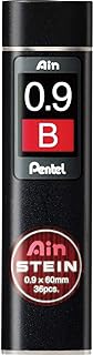 Pentel Lapiseira Ain Stein, 0,9 mm B, 36 grafites (C279-B)