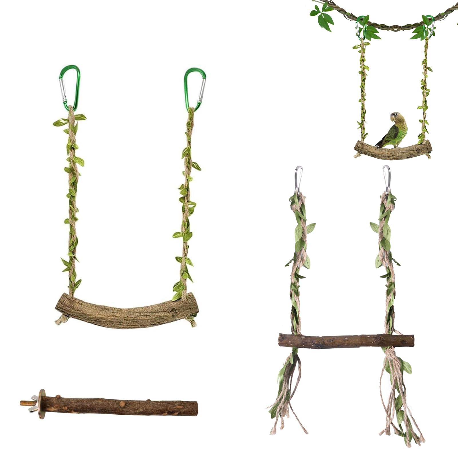 lot 3 accessoires cage oiseaux perruche