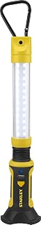 STANLEY BFLIUS BarFlex: Rechargeable 500 Lumen Lithium Ion LED Work Light with Magnetic Flexible Base, USB Power Charger, Swivel Carabiner Hook