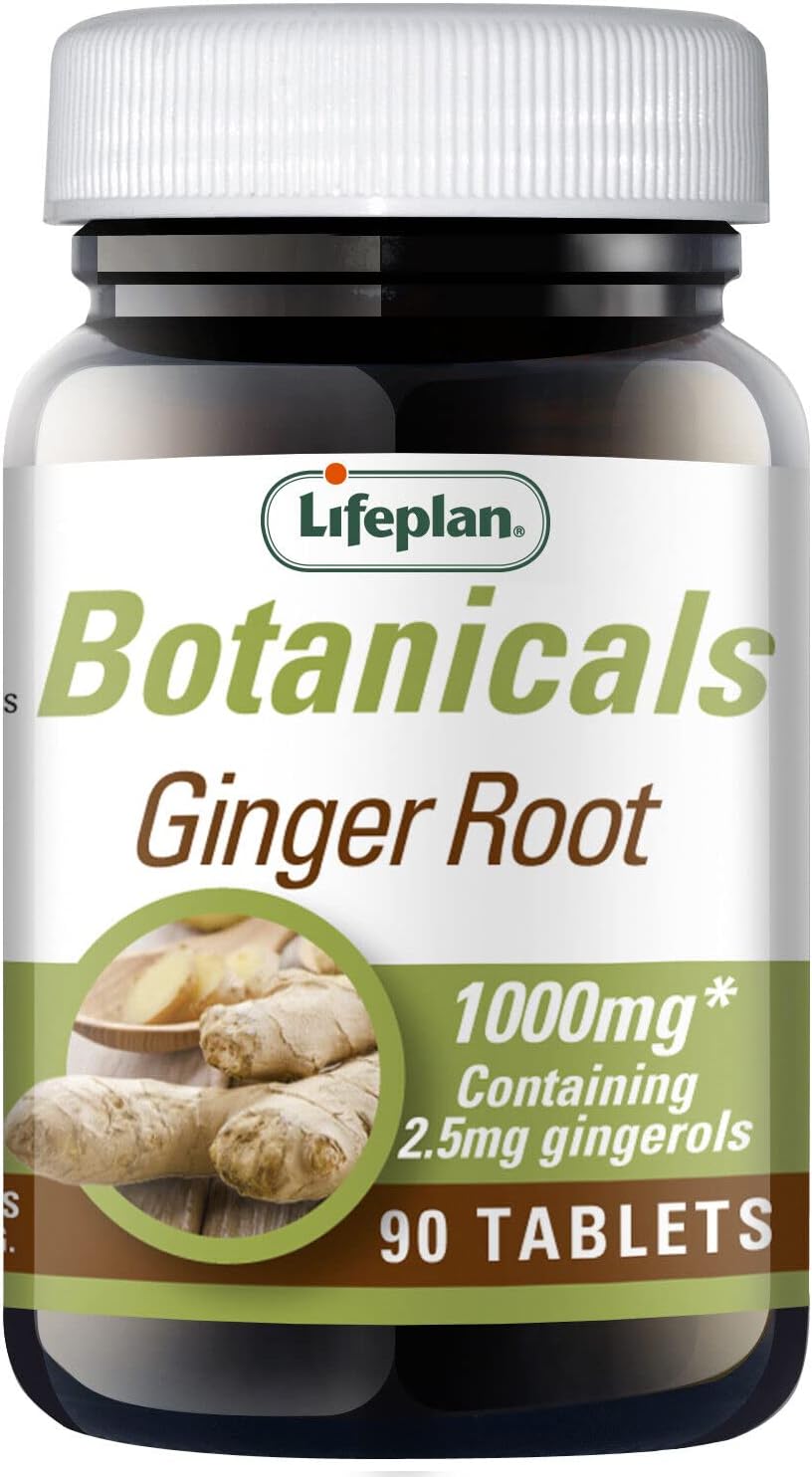 Lifeplan Ginger Root 1000mg 90 Tablets (Pack of 4)