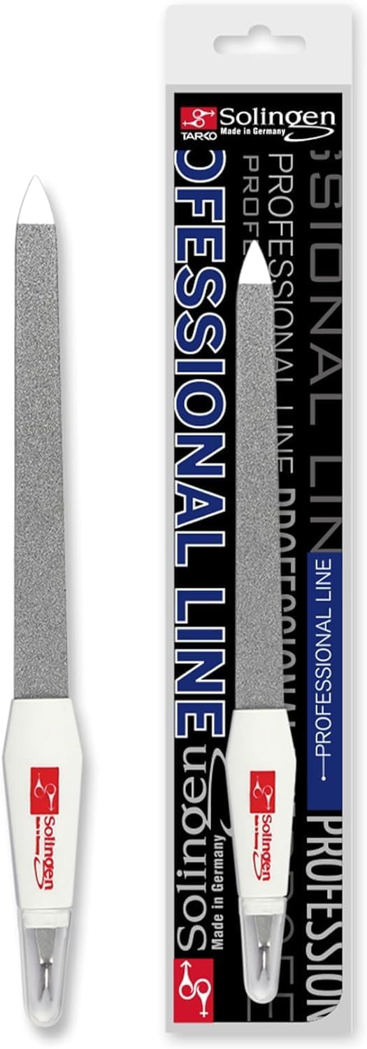 Professional Nail File - Cuticle Trimmer/Remover | Manicure & Pedicure Tool | 2 in 1 Tool for Your Hand & Foot Fingenails Care | 2 Sided Sapphire Files & Sharp Dead Skin Cutter