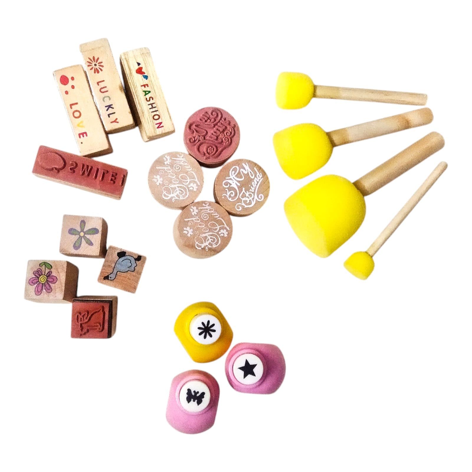 CREATIVE PENCIL Decorative Material DIY Craft Kit with 60pcs Ice- Cream Stick, Googly Eyes,Stamps, Ribbons (DIY Craft KIT 2, Activity Kit for Kids) (B0CBF9GS8J) Amazon Price History, Amazon Price Tracker