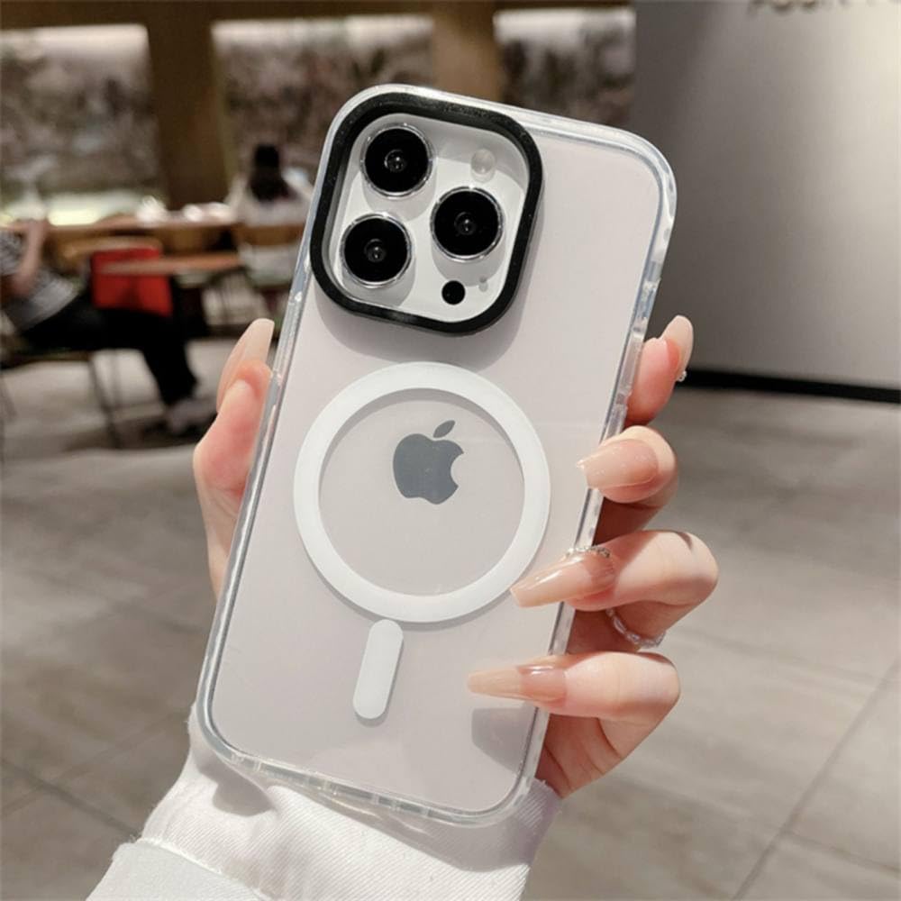Coque magnétique iPhone 14 Pro Max antichoc de luxe invisible