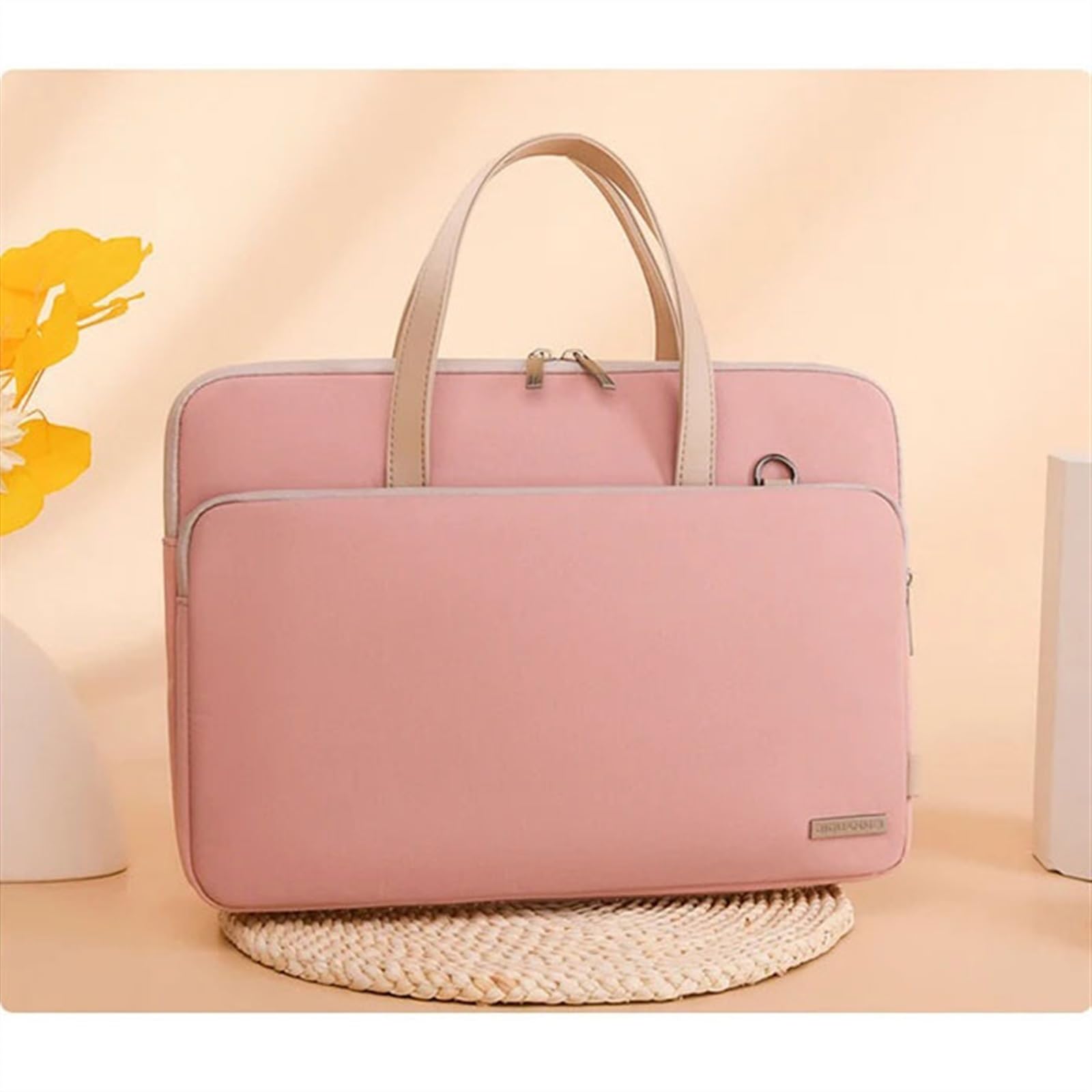 Para uso en la oficina, bolsa de ordenador portátil de 13 a 16 pulgadas, funda protectora de gran capacidad, maletín de hombro cruzado, almacenamiento portátil