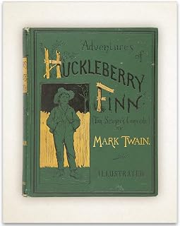 Huckleberry Finn Book Cover Art Print
