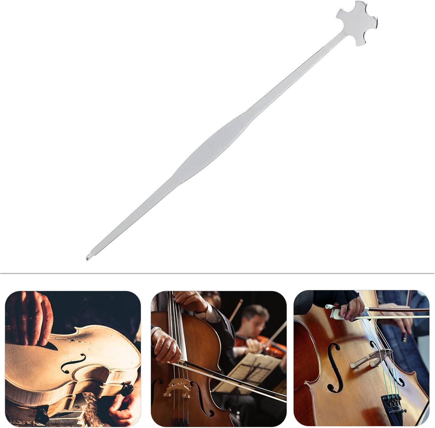 Alloy Violin Sound Post Setter Hook, Bendable Insert Tool for Tuning image 3