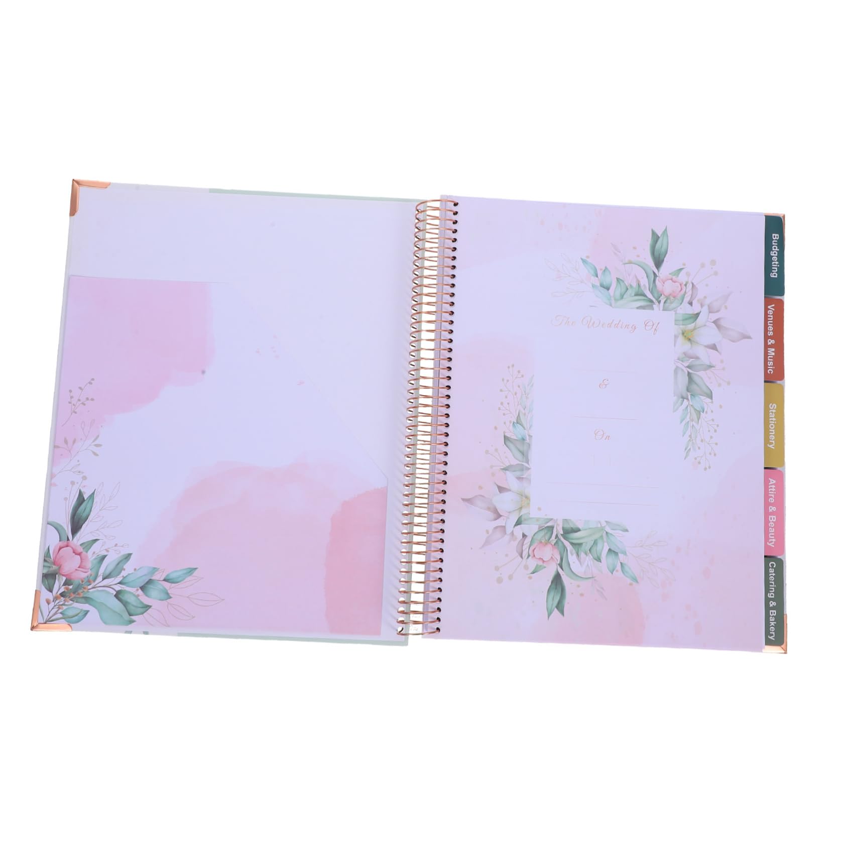Hochzeitsplaner Buch mit Checkliste für Hochzeit Planungsbuch aus Papier für Verlobungsplanung und Hochzeitsvorbereitung