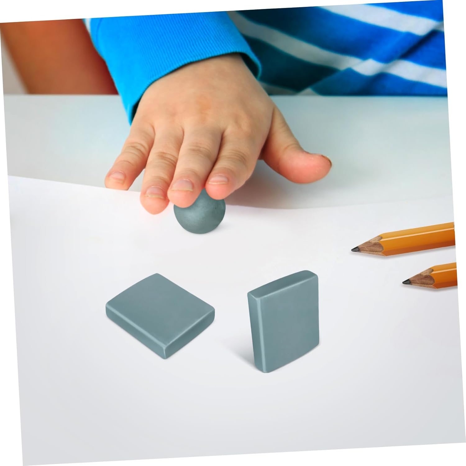 12Pcs Kneaded Art Erasers Moldable Eraser Block for Precise Drawing and Sketching Safe Plasticine Material Versatile Shapes for Artists No Residue Cleanup