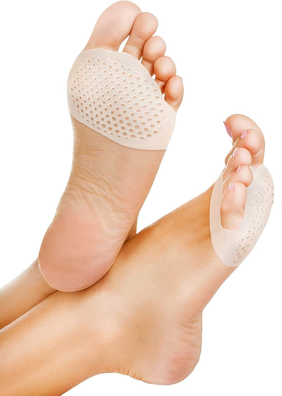 Dwarakesh Enterprises® Silicone Gel Tip Toe protector Half Sleeve Anti-Skid Forefoot Soft Pads for Pain Relief silicone Heel Protector foot Gel Socks for Repair Dry Cracked Skins pack of 2 pcs (1pair) (B08WJ63SML) Amazon Price History, Amazon Price Tracker