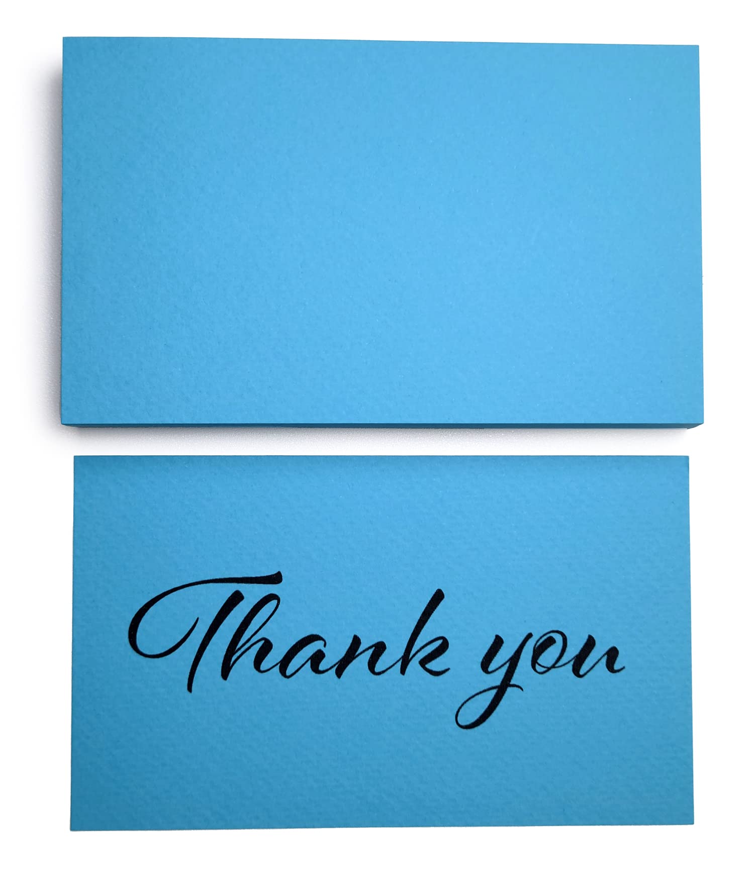 PPAPPAPPIYO 50-Pack 3x5 Blank Index Cards - 180gsm Thick Colored Cards (Blue) - View #5