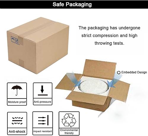 Miniatura 5 de Pantalla de lámpara barroca de repuesto solo de 6.8 pulgadas, estilo Tiffany, pantalla de cristal manchado, apertura para lámparas colgantes,