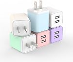 USB Charger Block, 2 Pack Dual Port USB Wall Plug 2.1A Power Adapter Charging Block for Phone 14 13 12 11 Pro Max SE XS XR X 8 7 6 Plus, Pad, Galaxy, Tablet, Android Phone