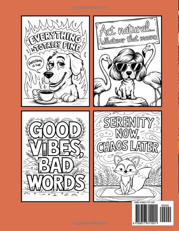 Everything's Under Control - Adult Coloring Book: A Comforting Adult Coloring Pages Filled with Funny Designs, Sassy Animals, Cuss Words, and Bold ... Curse Words (Sassy and Sweary Strokes) image 3
