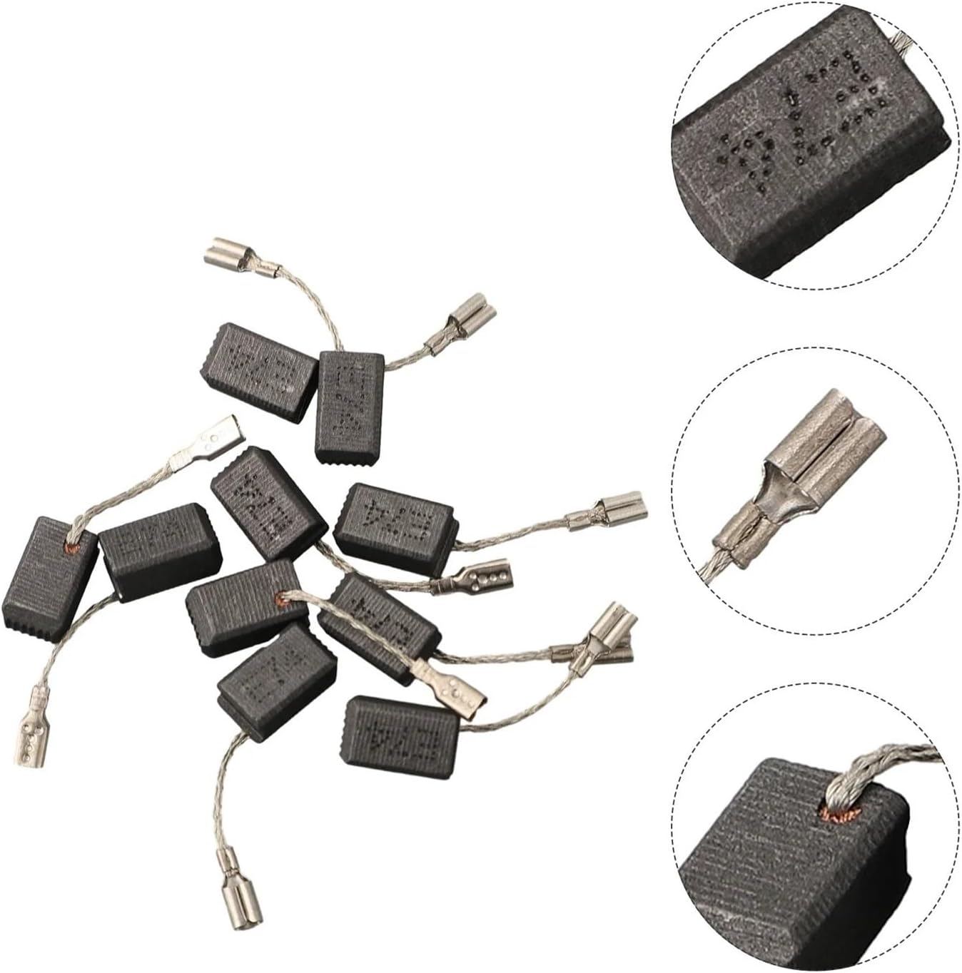 Newest Protable Carbon Brush Power Tool 6.5mm×8mm×13mm Accessories For GWS7-125 GWS7-100T GOP250CE